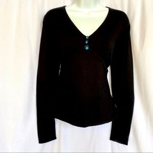 BCBG Max NWOT black sweater size L